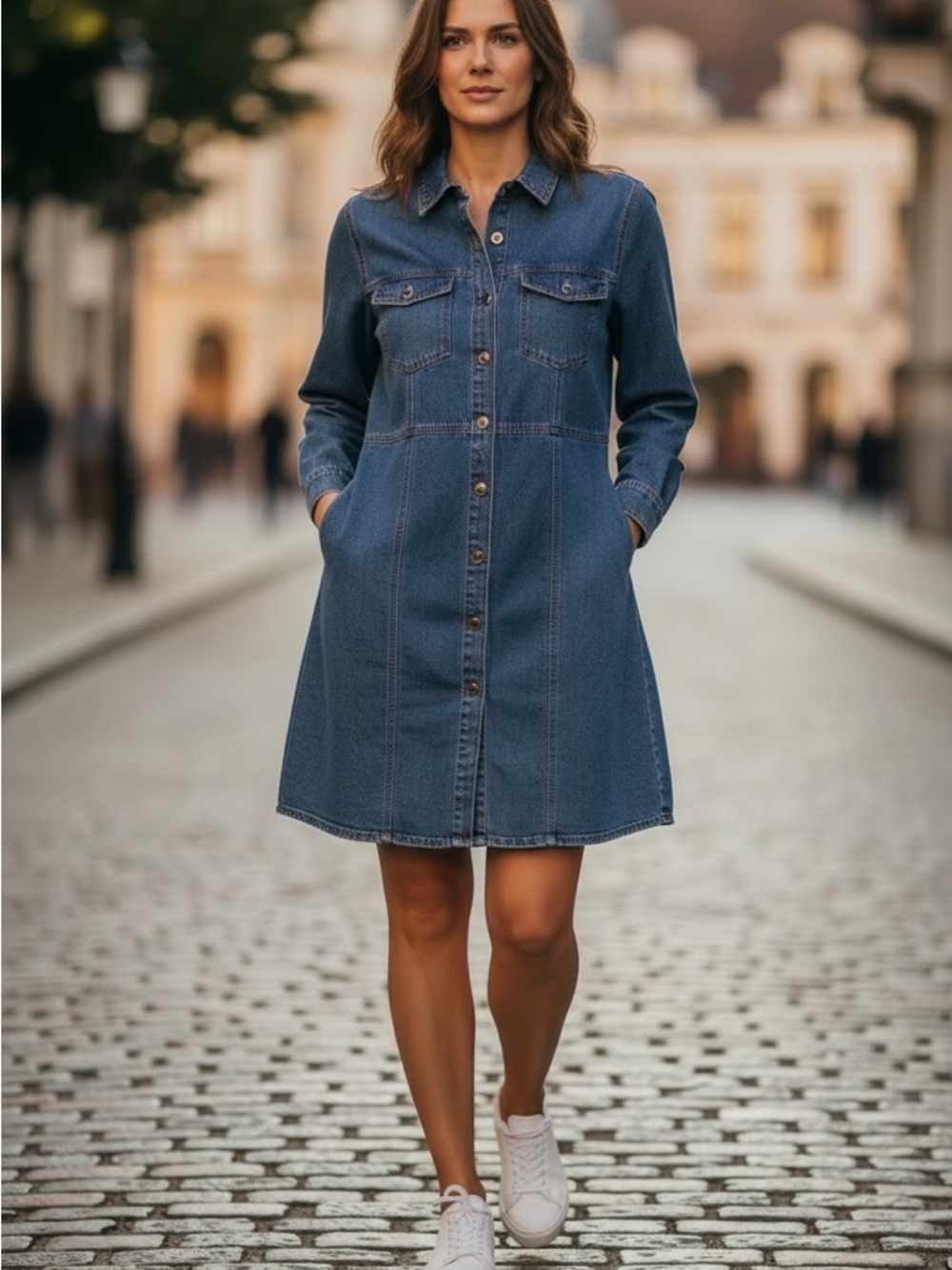 Frye Denim Shirt Dress - Size L